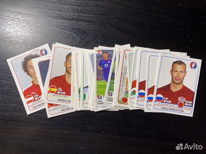 Наклейки Panini Euro 2016 коллекционные
