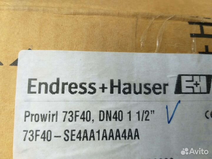 Расходомеры Endress Hauser prowirl73F/72F