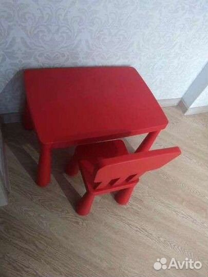 Стол и стулья IKEA маммут