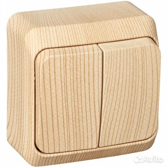 Выключатель Schneider Electric Etude двухклавишный