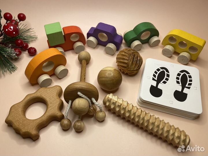 Деревянные машинки игрушки