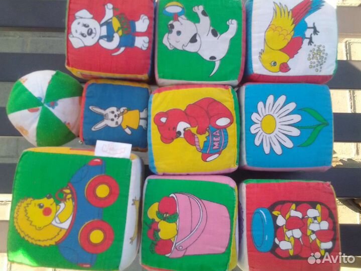 Кубики мягкие. Яйца- сортер в подарок