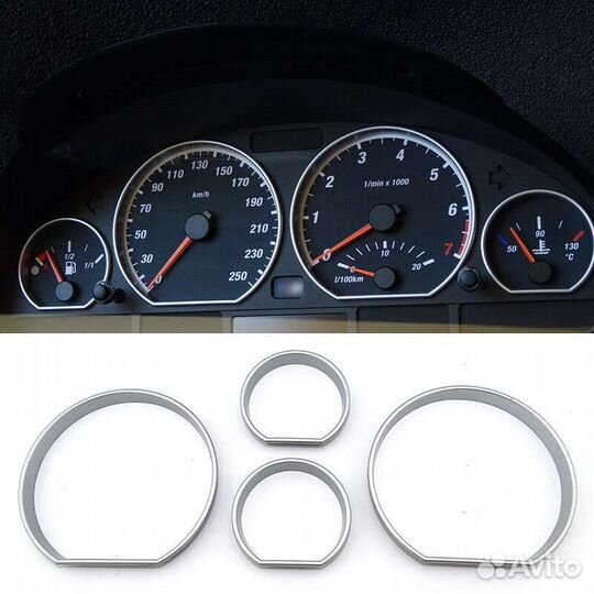 Кольца в щиток приборов бмв е39