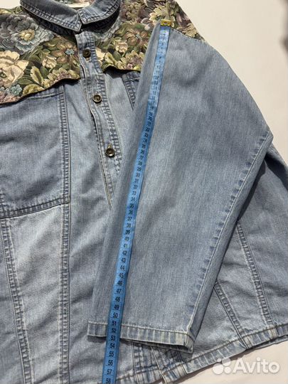 Джинсовая рубашка винтаж