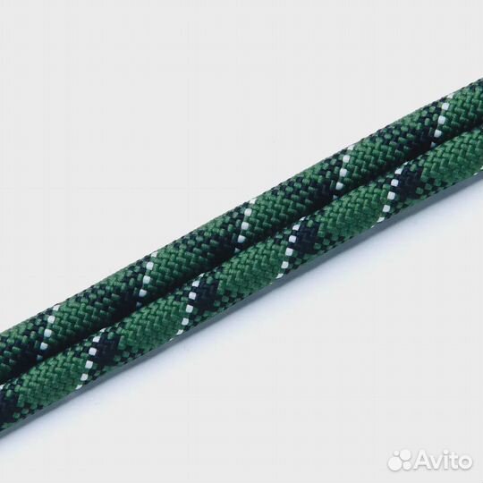 Шнурок для телефона 8мм черно-зеленый