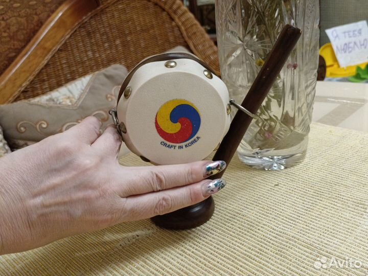 Корейский сувенирный барабан