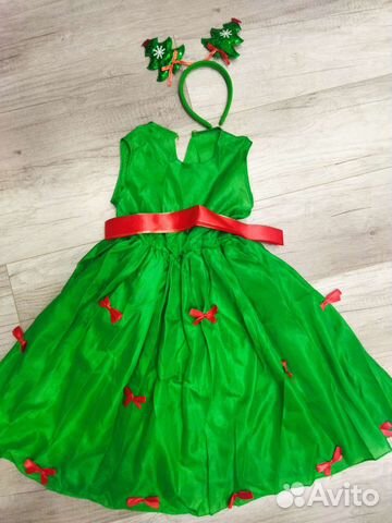 Карнавальный костюм для девочки. Ёлочка