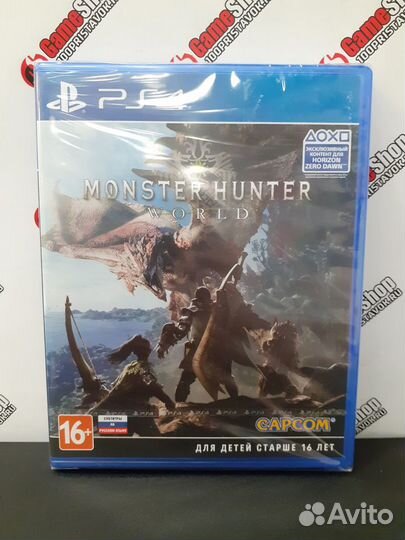 Monster Hunter World б.у и новая ps4
