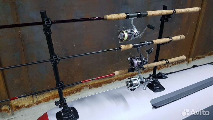 Borika Держатель 3 спиннингов на борт лодки Борика