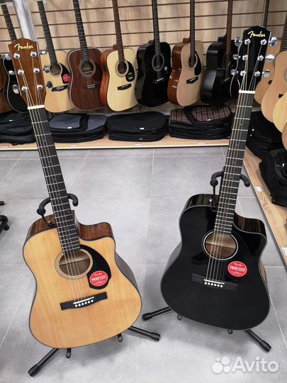 Электро-акустики Fender CD-60SCE (две расцветки)