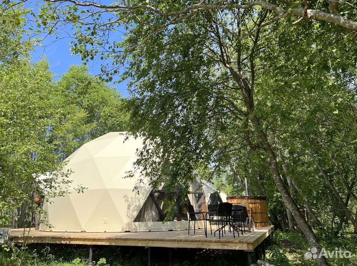 Тент шатер купольный для глэмпинга