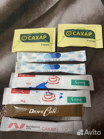 Сахар разовый пакетик