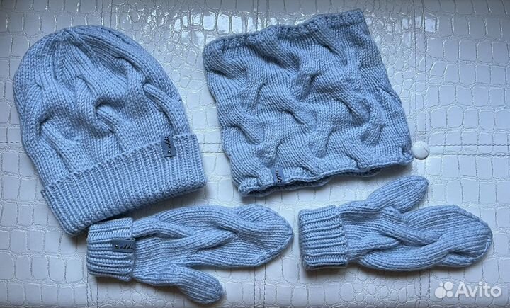 Шапка, варежки, снуд
