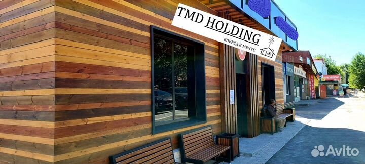 Планкен косой для фасада из термососны 18*140