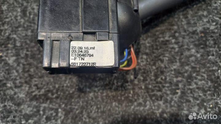 Переключатель света Renault 681722712R