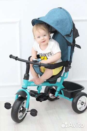 Детский велосипед с ручкой