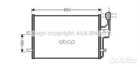 Конденсер mazda 3 05- 1.6/2.0 mz5186 Ava