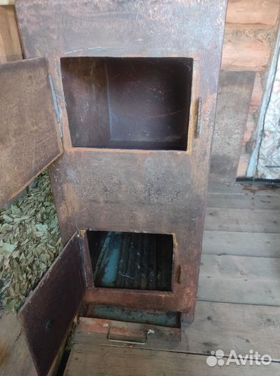 Печь для бани с баком
