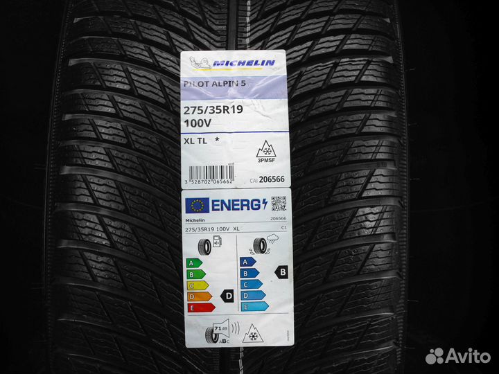 Michelin Pilot Alpin 5 275/35 R19 и 285/30 R20 101V