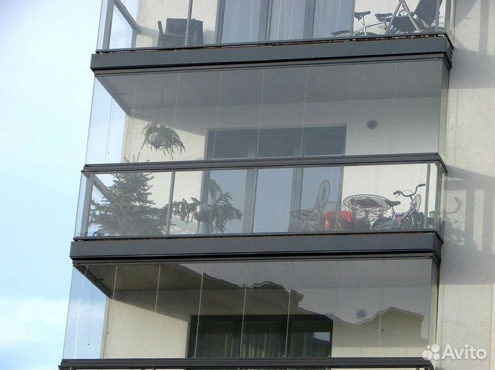 Безрамное остекление