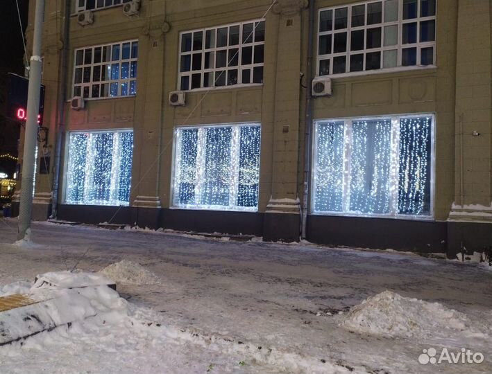 Украшение домов гирляндами