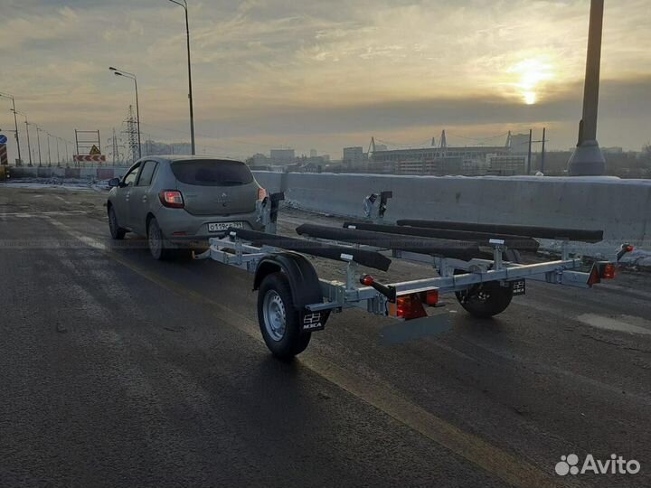 Прицеп для лодки мзса 81772В исп.101 2 гидроцикла