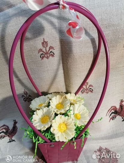 Букет учителю из мыла