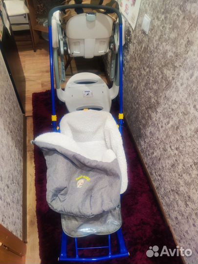 Санки с большими колесами