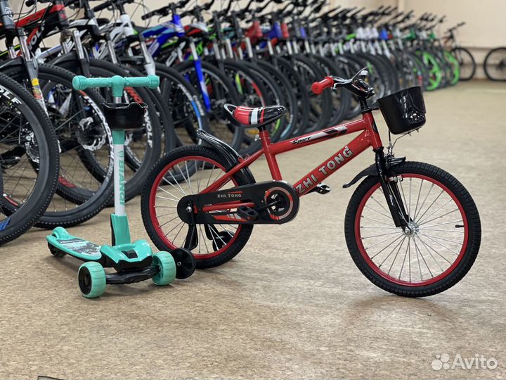 Детский четырехколесный велосипед 12