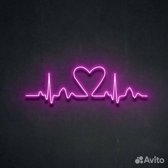 Неоновая вывеска аптека под ключ