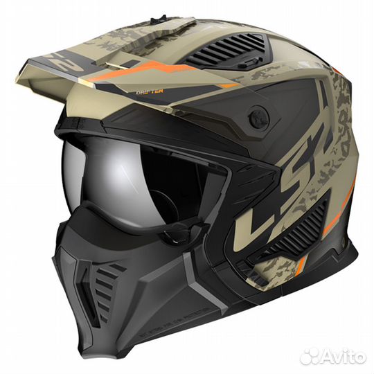 Мотошлем LS2 OF606 drifter devor, L