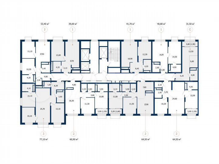 Квартира-студия, 31,5 м², 15/20 эт.