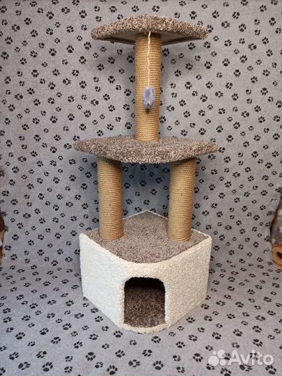 Домик для кошки/ когтеточка/ когтедралка