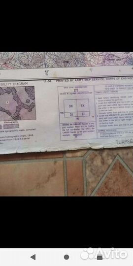 Топографическая карта ВОВ