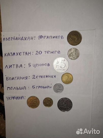 Монеты разных стран