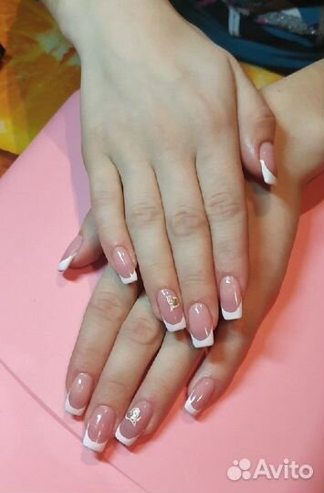 Наращивания ногтей,гель лак.Выезд на дом