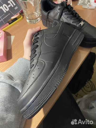 Кроссовки nike air force 1 black