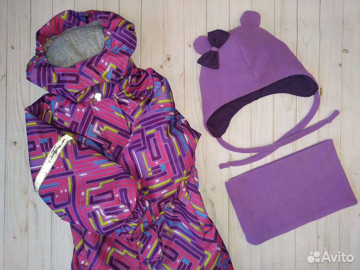 Шапка и снуд для девочки