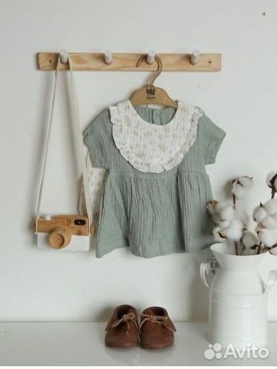 Платье для девочки WoWo kids со штанишками 68-86