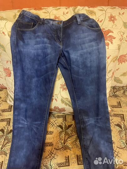 Джинсы женские широкие 46 размер
