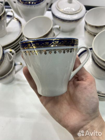 Сервиз чайный кобальт