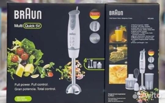 Погружной блендер braun