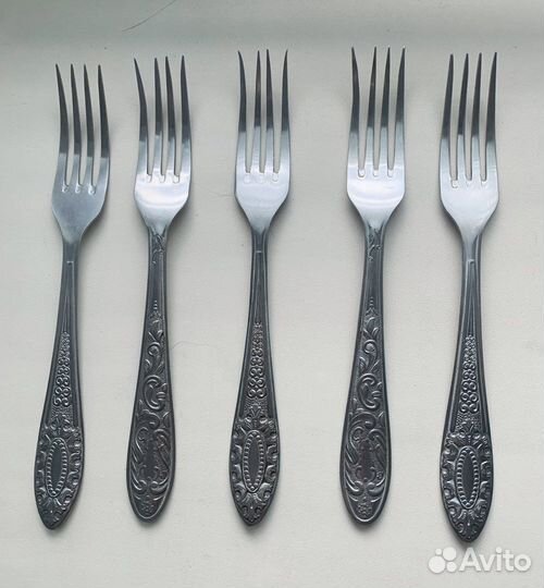 Вилка СССР нержавейка 5шт