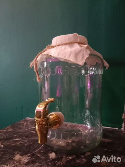 Банка для лимонада/ чайного гриба