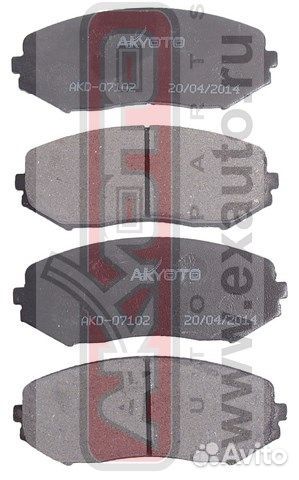 Колодки тормозные дисковые перед