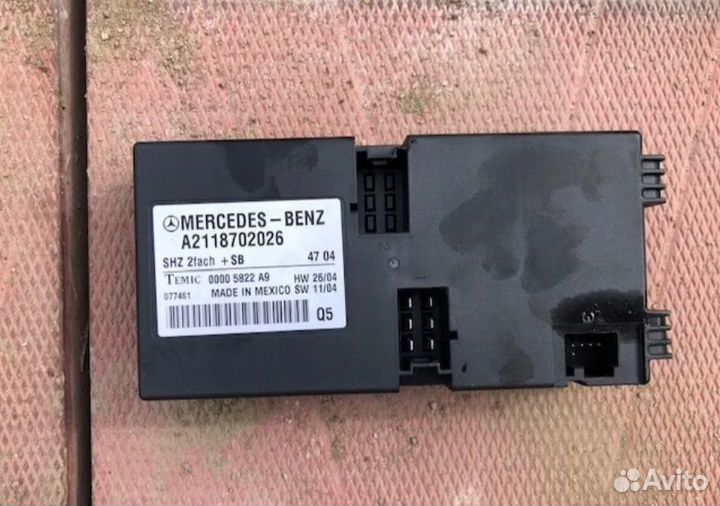 Блок подогрева сидений Mercedes X164 GL 164 сзади