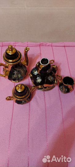 Новый чайный сервис с золотом