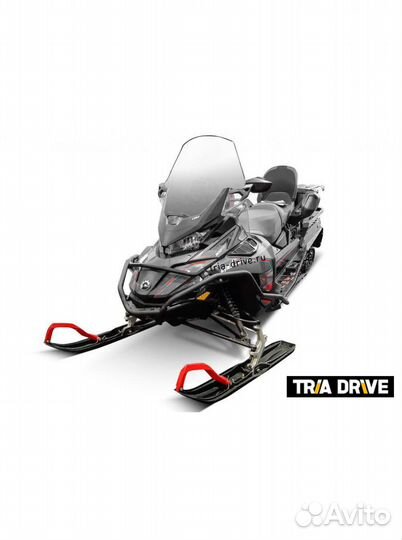 Передний бампер с бок.защитой для снегохода BRP