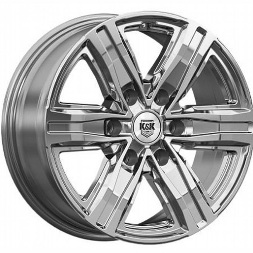 K&K R8 (кс1174) : 7,5x17 6*139,7 Et:25 Dia:106,1 дарк платинум