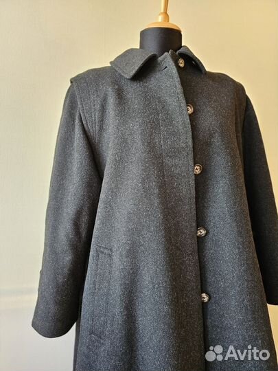 Пальто Винтажное шерсть M/L